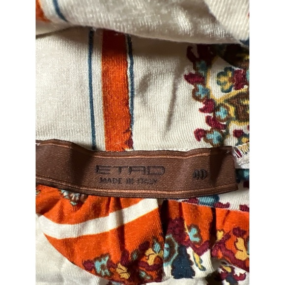 Etad Paisley Print Women's Top - Multicolor - Picture 2 of 5